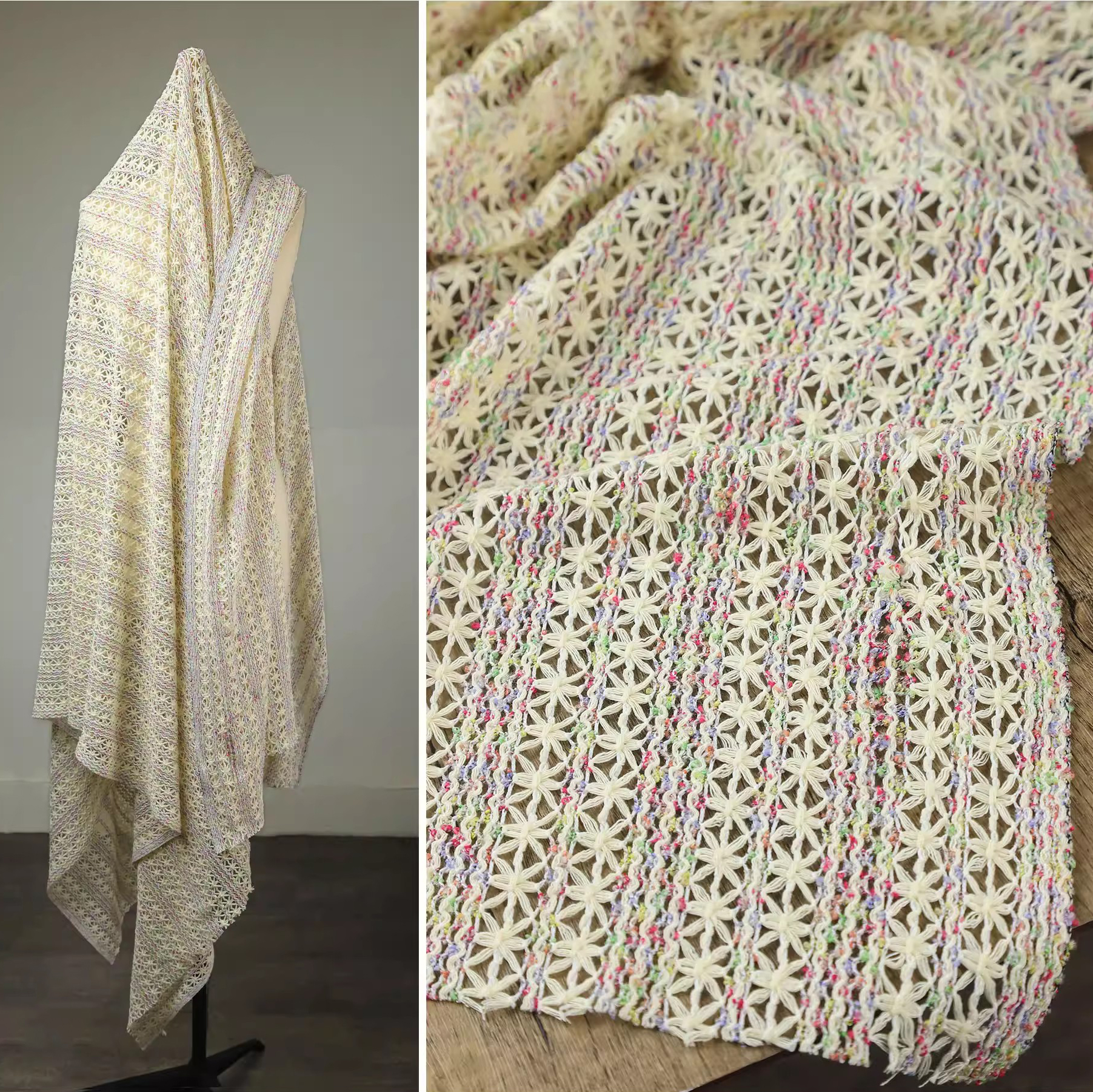 Sewing Knit - Telas de punto de ganchillo de