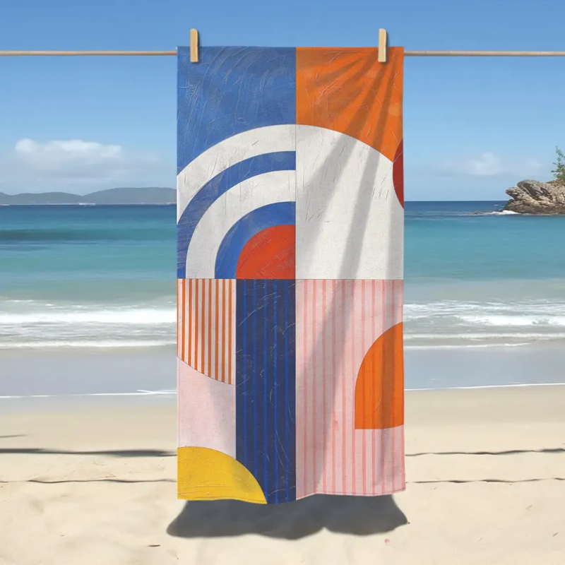 Century Textile & Sewing Supply Photos - Toalla de Playa Moderna de Mediados