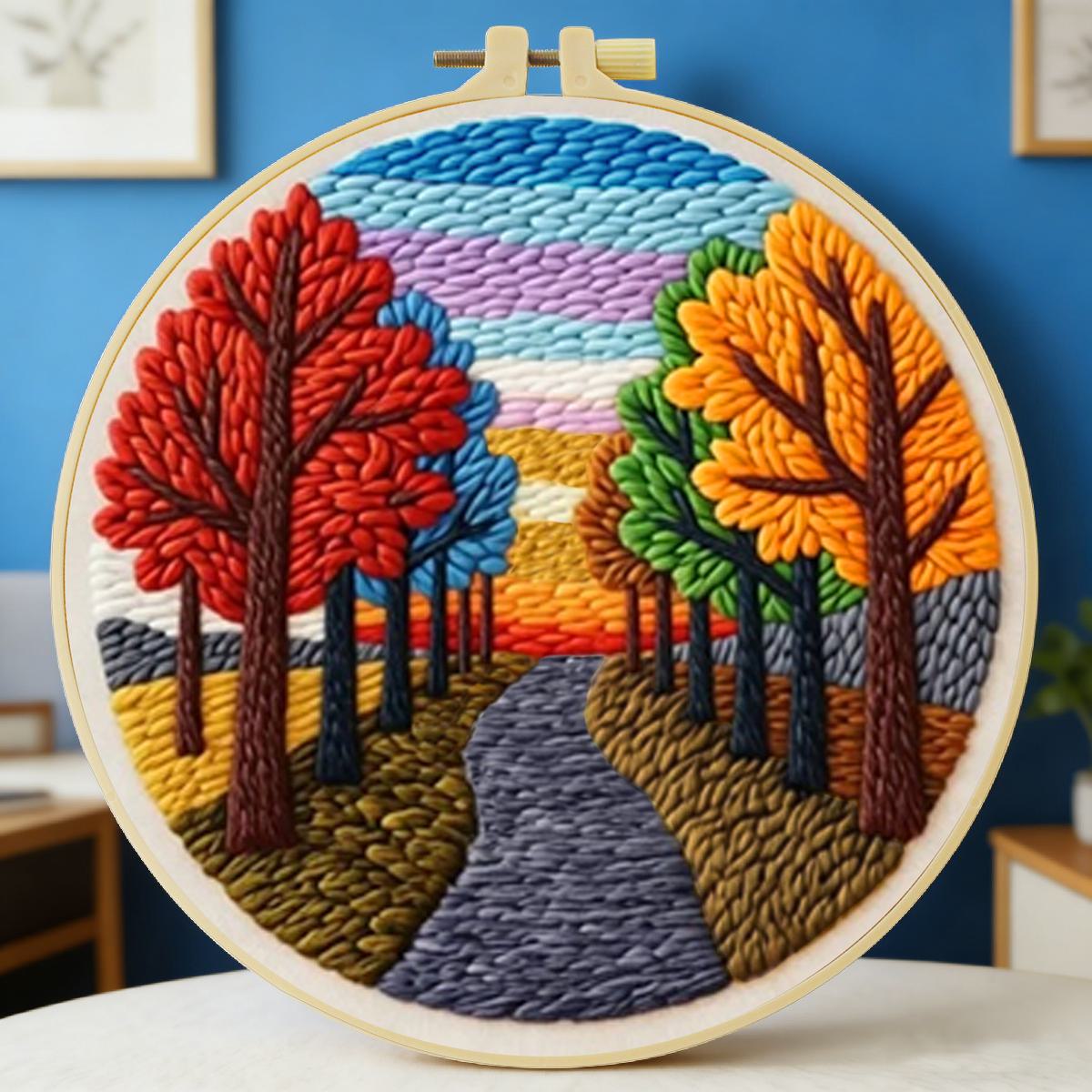 Is Sewing Textile Art - Kit de Bordado Punch Needle de