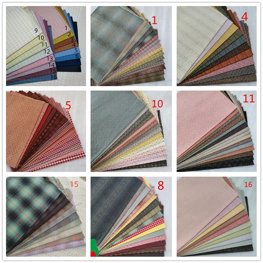 Sewing Tweed Fabric - Tela de costura teñida de hilo