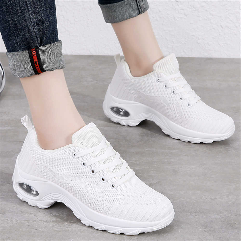Sewing Technology - Zapatillas Deportivas de Tacón Grueso de