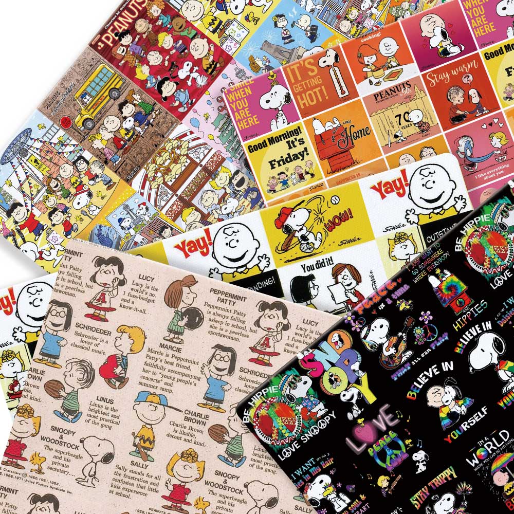 Textile For Sewing - Tela TAKARA TOMY Snoopy 140x50CM, Tela