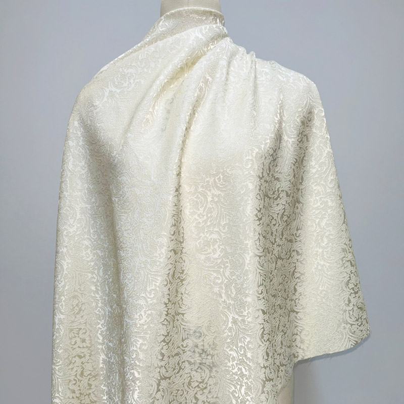 Textile Sewing Patterns - Brocado Jacquard Damasco Beige precortado, textil