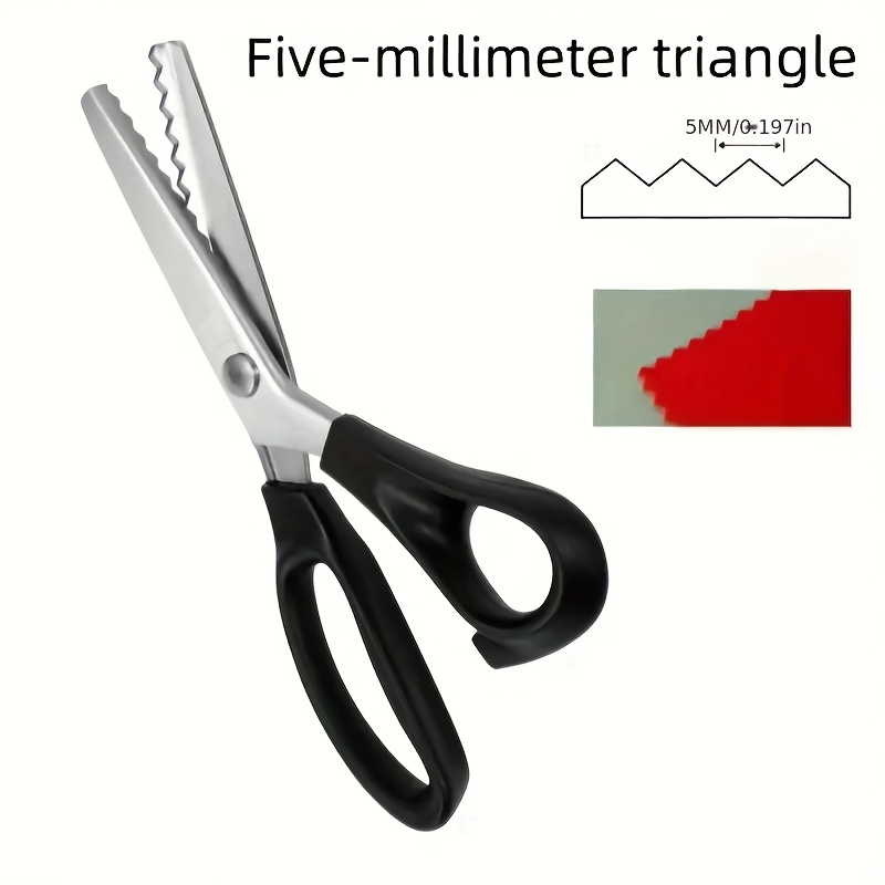 Pinking Shear Blade - Tijeras dentadas profesionales con cuchillas serradas,