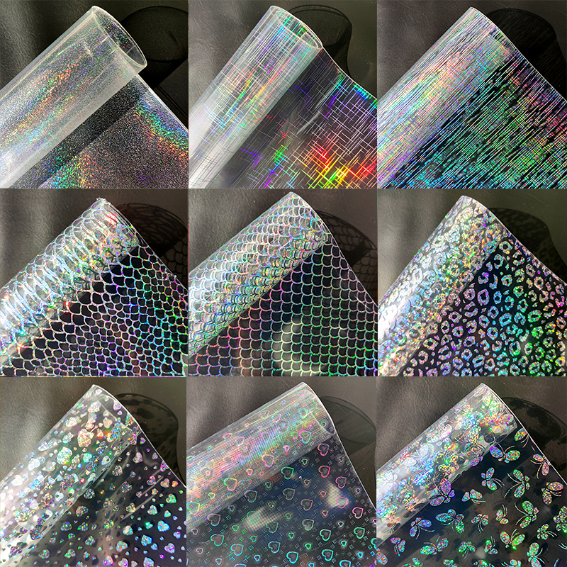 Is Sewing Textile Art - Tela de vinilo holográfica de acetato
