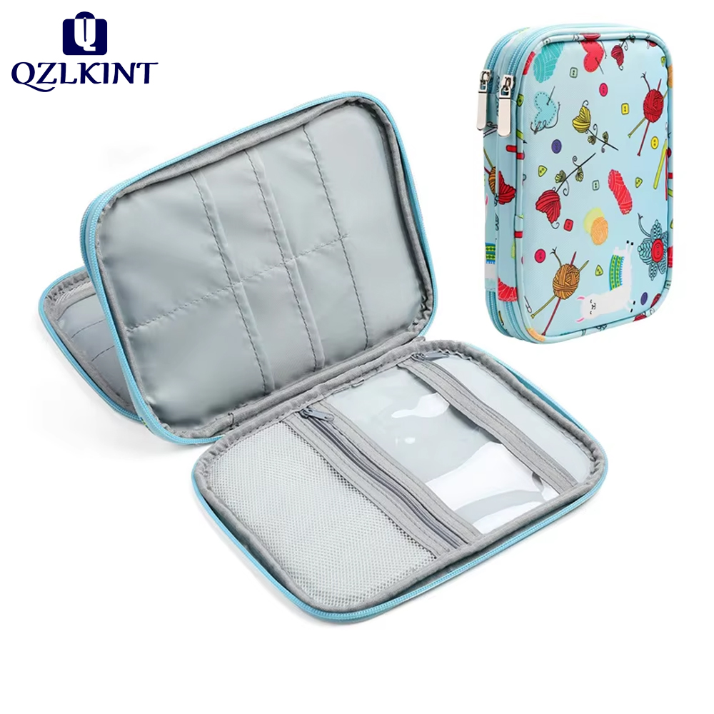 Textile Sewing Kit - Estuche vacío para agujas de tejer,