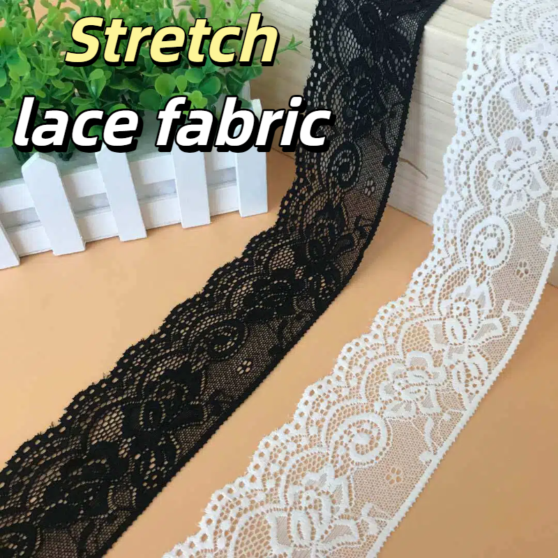 Textile Sewing Patterns - Exquisita Ribete de Encaje Elástico, Disponible