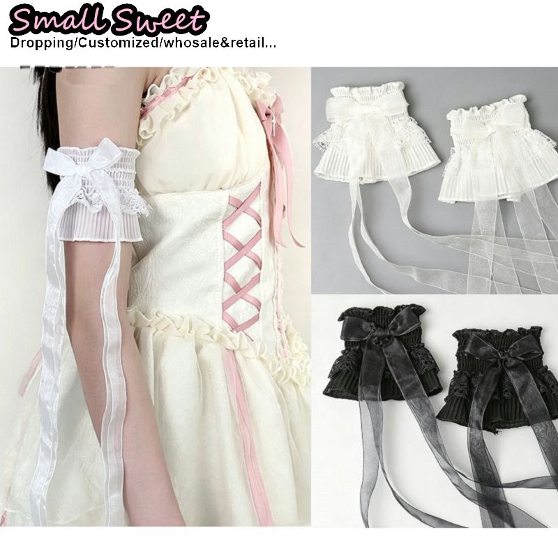 Textile For Sewing - Mangas de encaje con lazo estilo