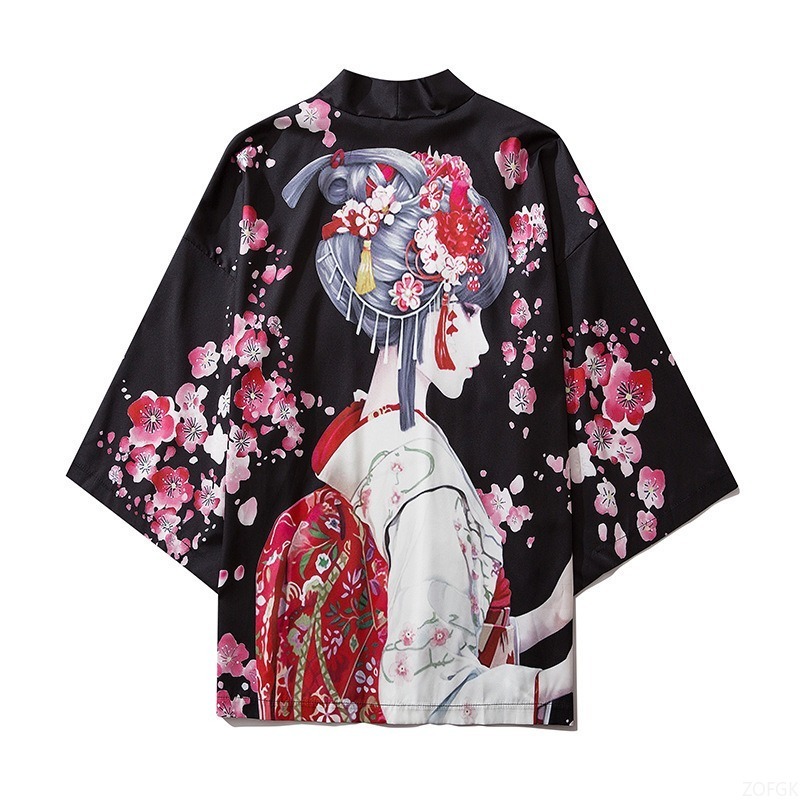 Kimono con capa estampada Hara - Sewing V reseña y precio