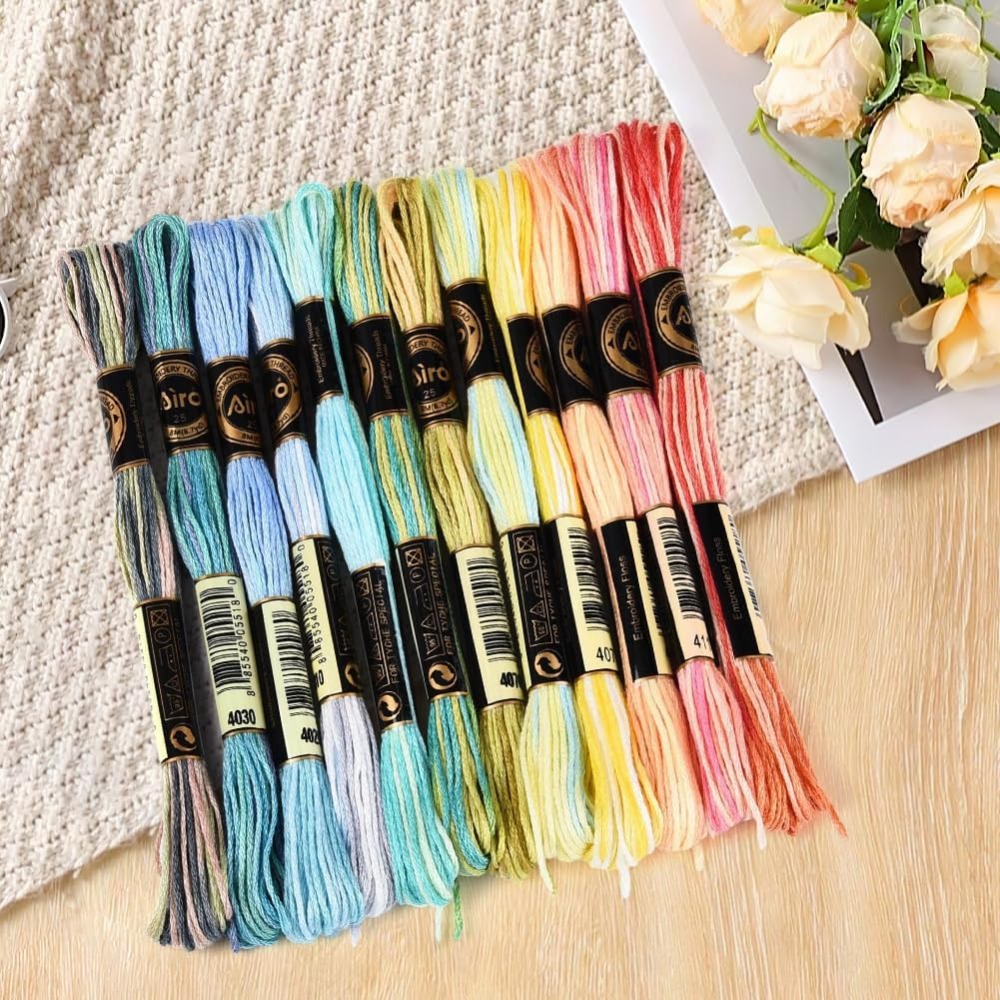 12 Hilos de 105 Yardas, 6 Capa - Embroidery Floss Thread reseña y precio