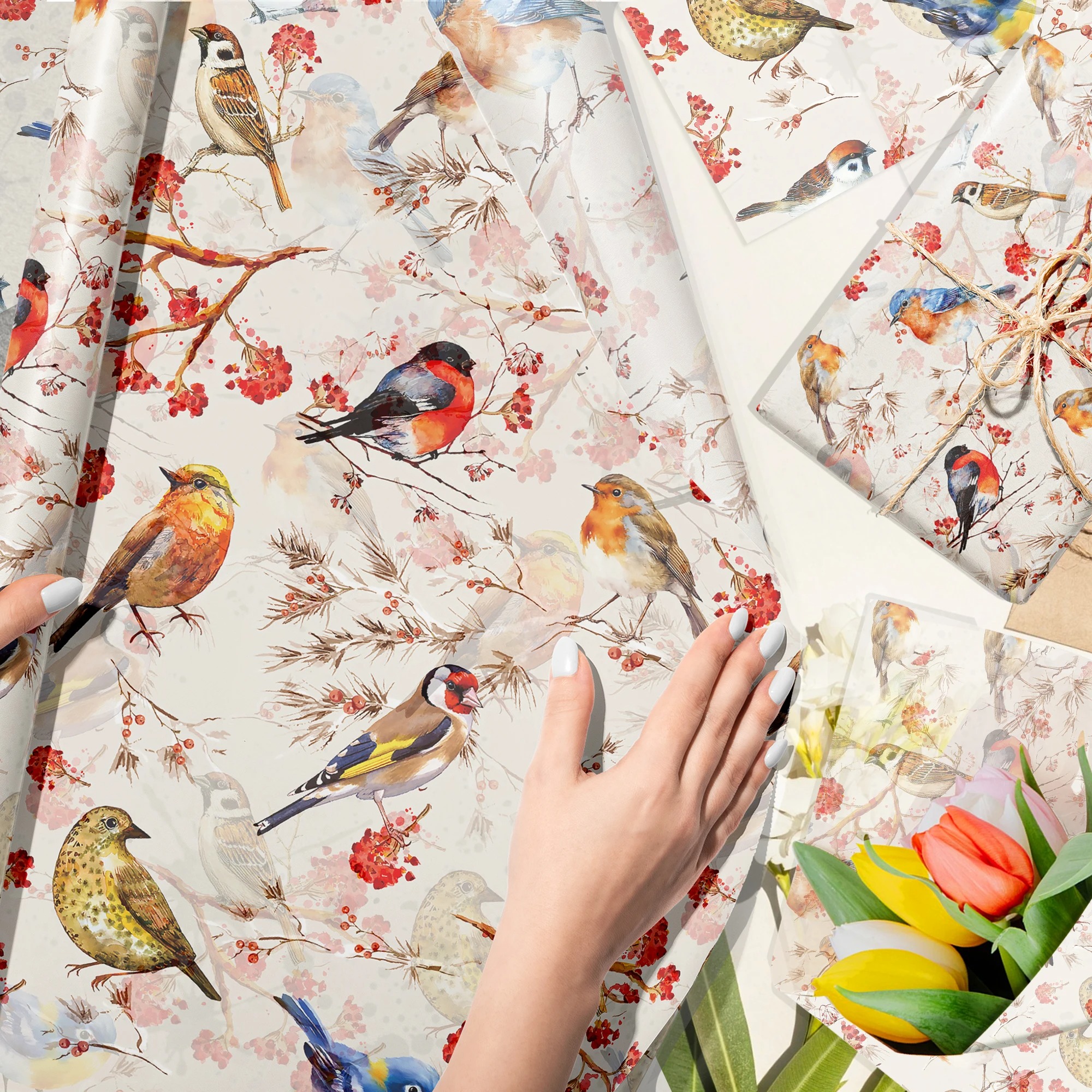 Papel de regalo con estampado  - Pattern Tissue Paper reseña y precio