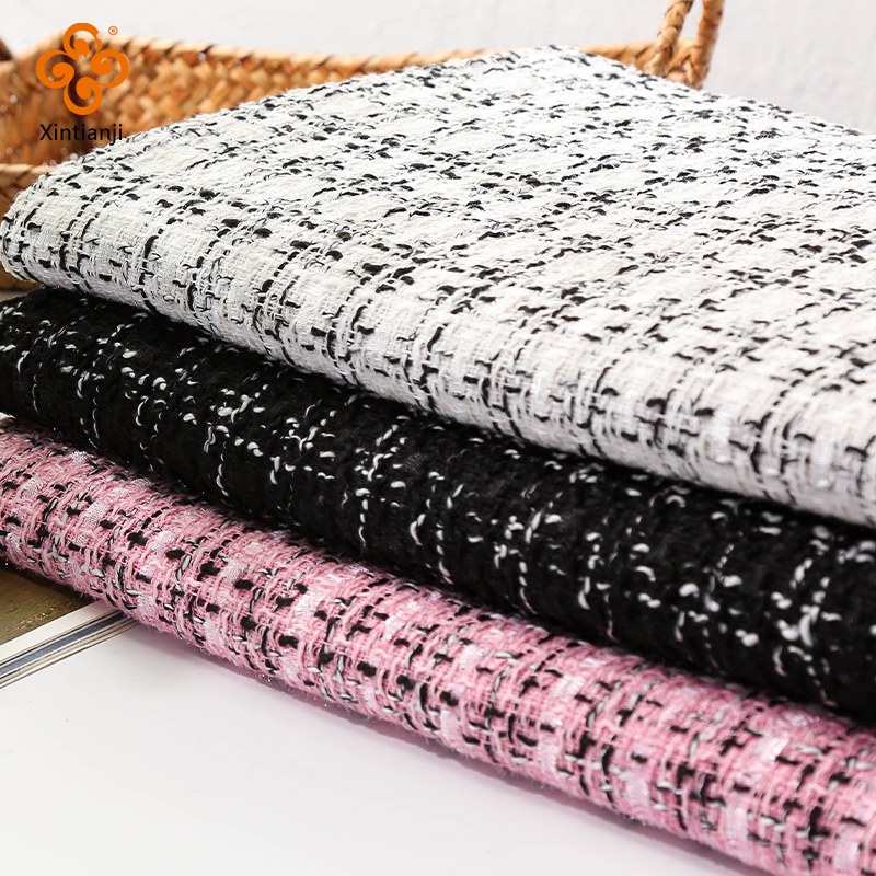 Tela de Tweed tejida, lujosa t - Sewing Tweed Fabric reseña y precio