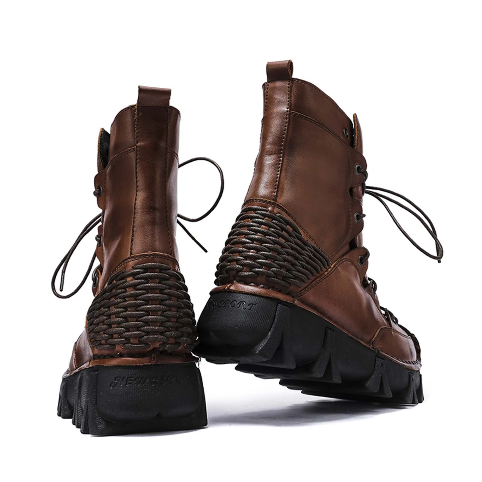 Botas de motocicleta de cuero  - Sewing Knit reseña y precio