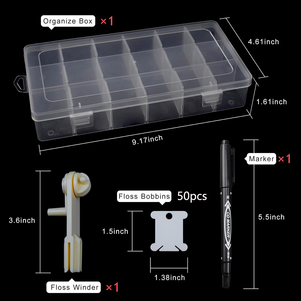 Organizador de Hilos para Bord - Embroidery Floss Thread reseña y precio