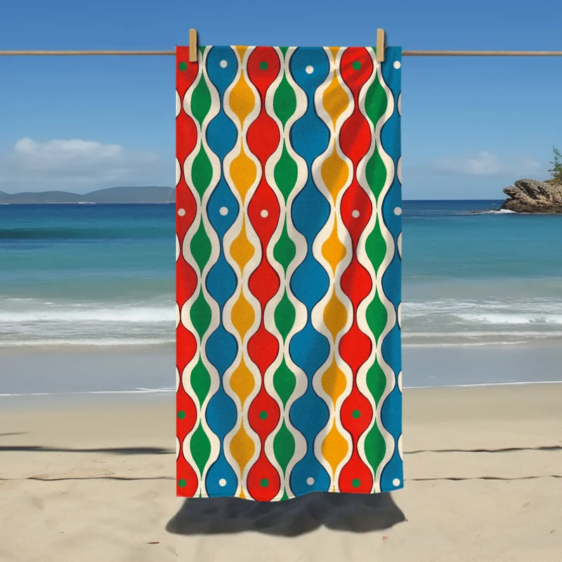 Toalla de Playa Moderna de Med - Century Textile & Sewing Supply Photos reseña y precio
