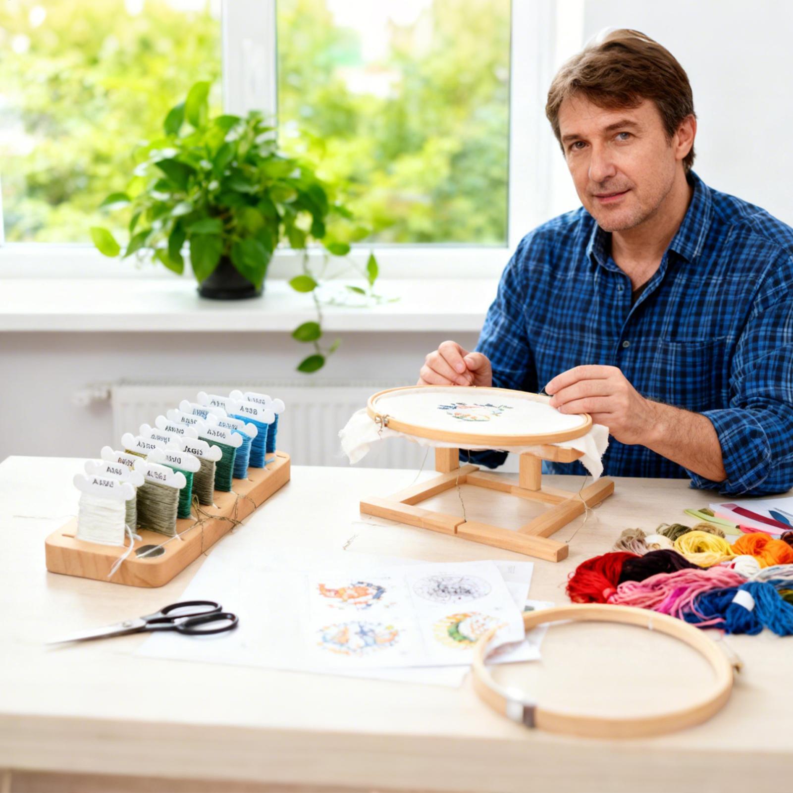 Organizador de hilo de bordar, - Embroidery Floss Thread reseña y precio