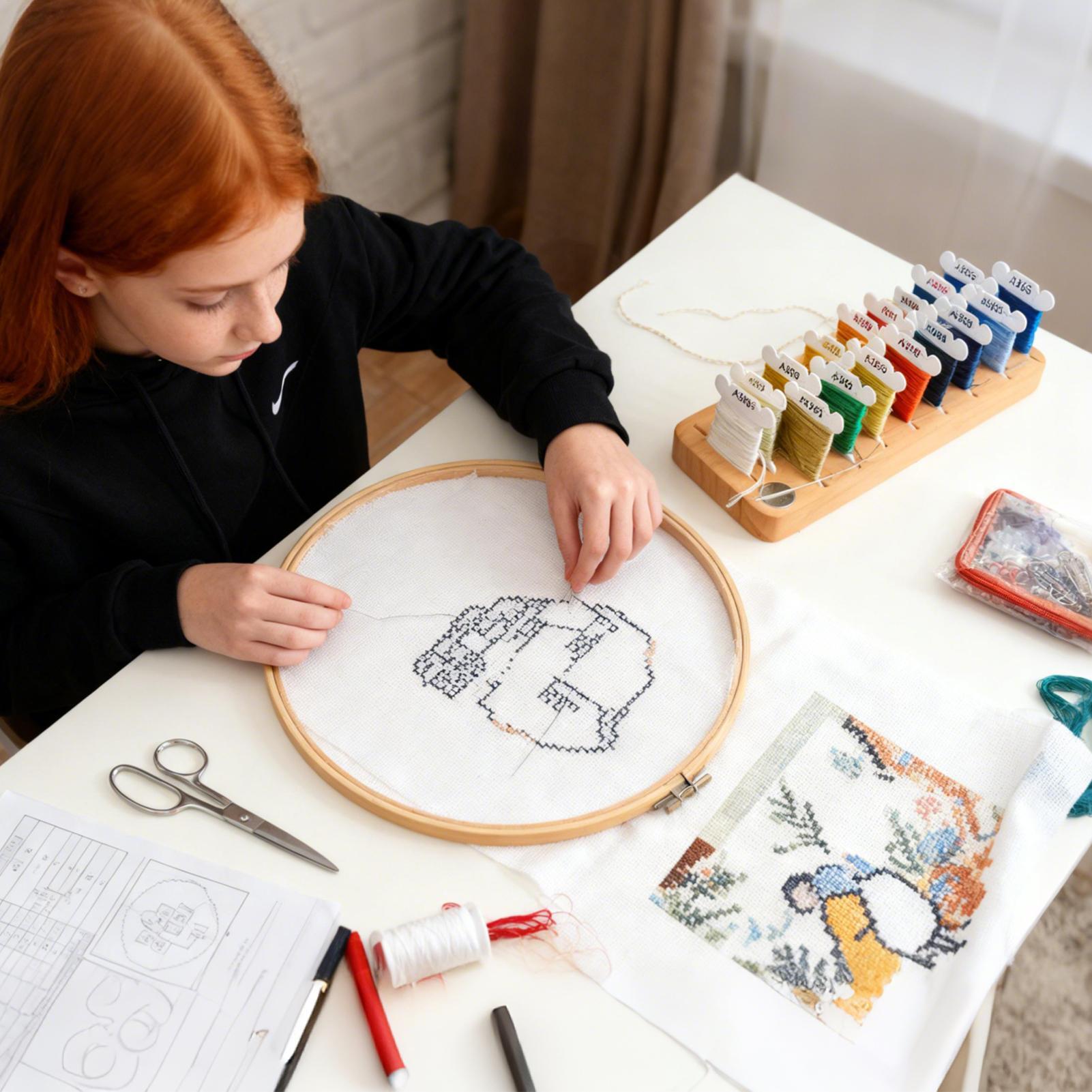 Organizador de hilo de bordar, - Embroidery Floss Thread reseña y precio