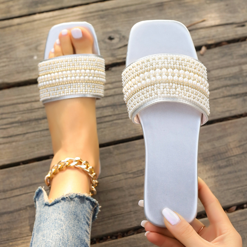 Zapatillas de lujo con perlas  - Sewing Art reseña y precio