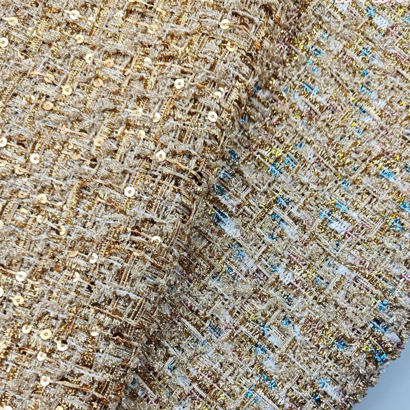 Tela de Tweed trenzada teñida  - Sewing Tweed Fabric reseña y precio