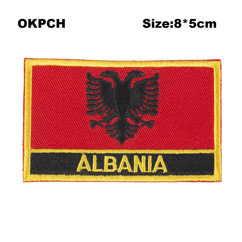 Parches bordados de bandera de - Sewing Indonesia reseña y precio
