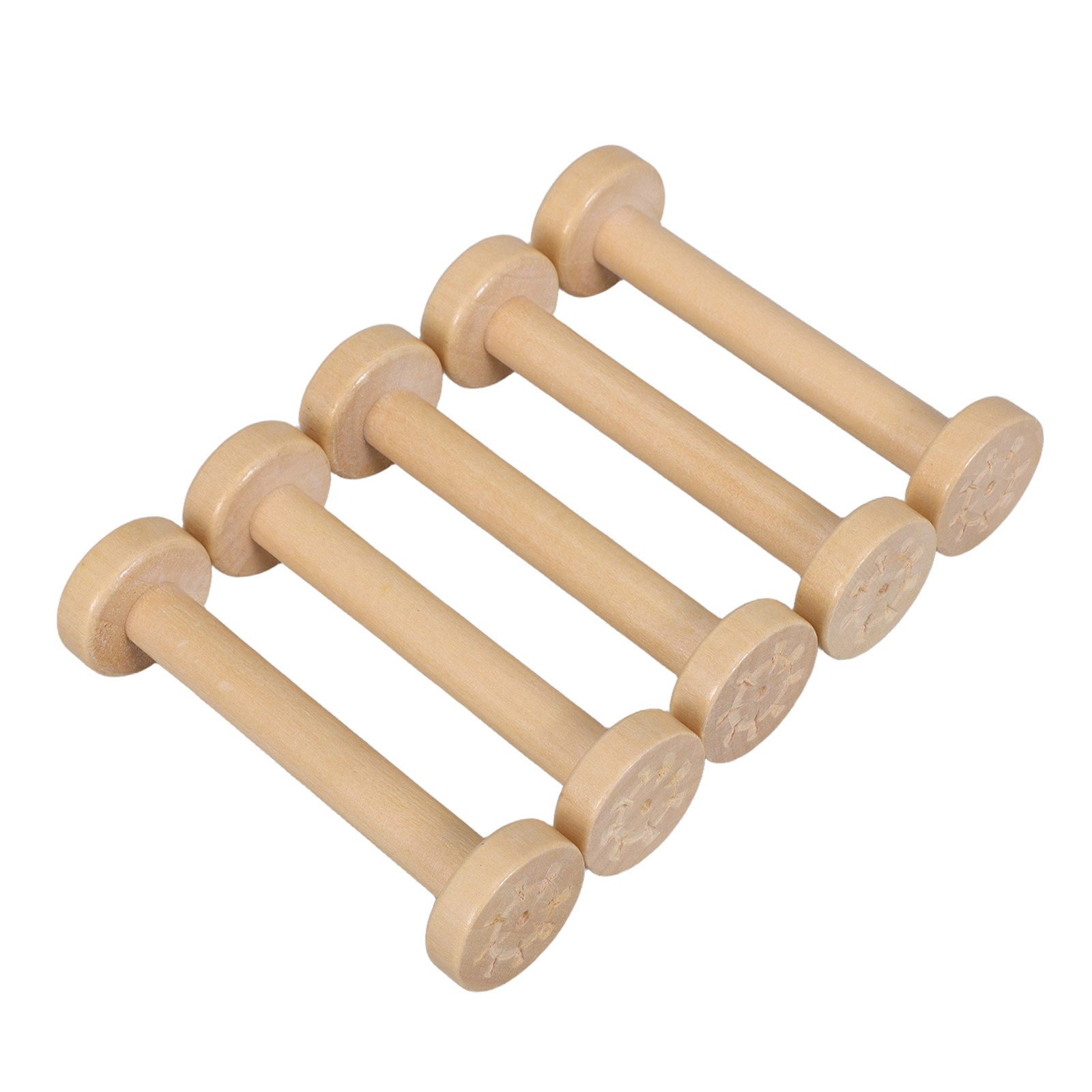 5 Bobinas de Madera Naturales  - Textile For Sewing reseña y precio