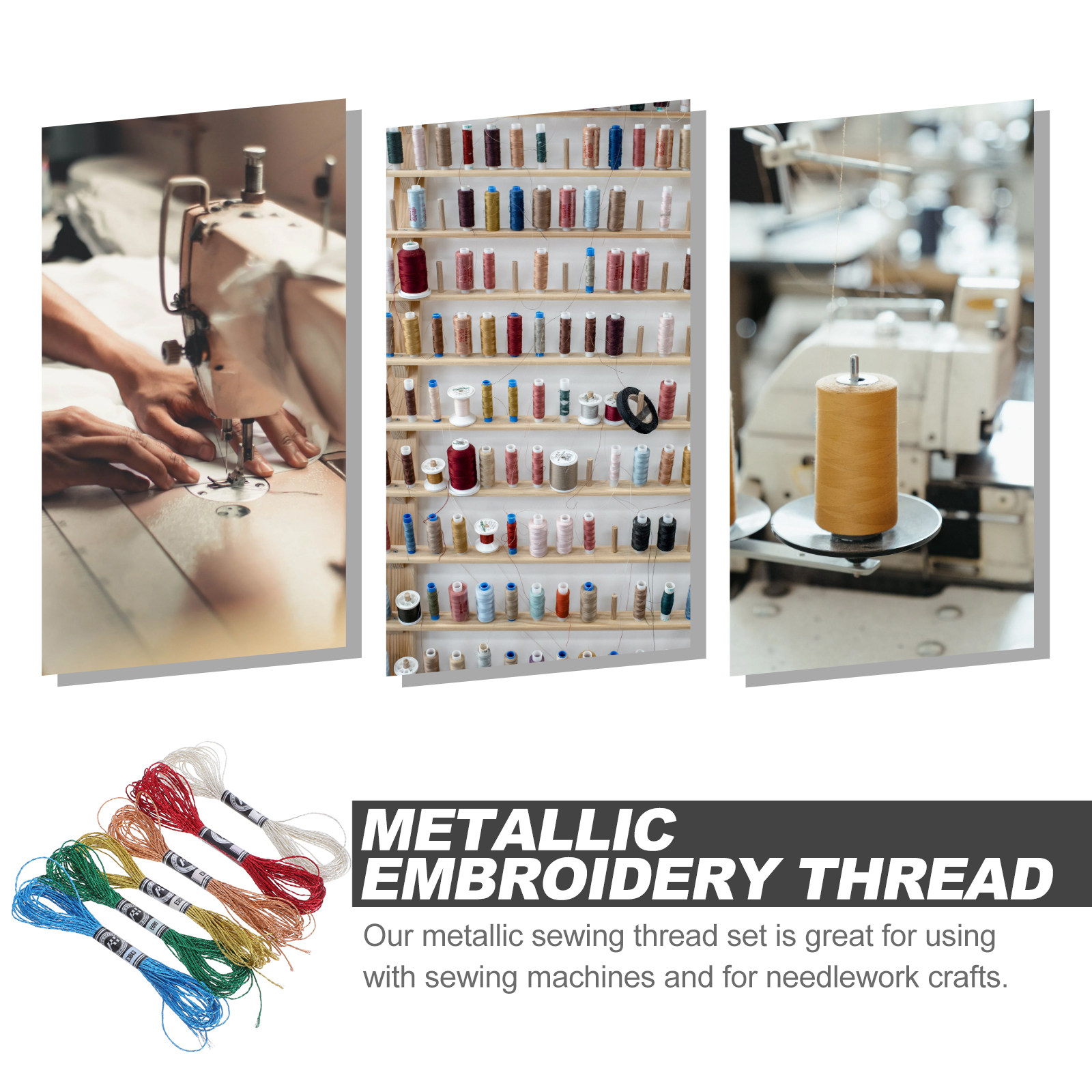 Hilo de bordado metálico brill - Embroidery Floss Thread reseña y precio