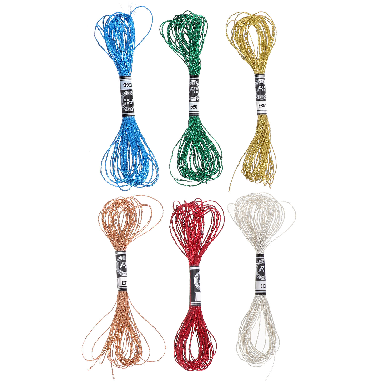 Hilo de bordado metálico brill - Embroidery Floss Thread reseña y precio