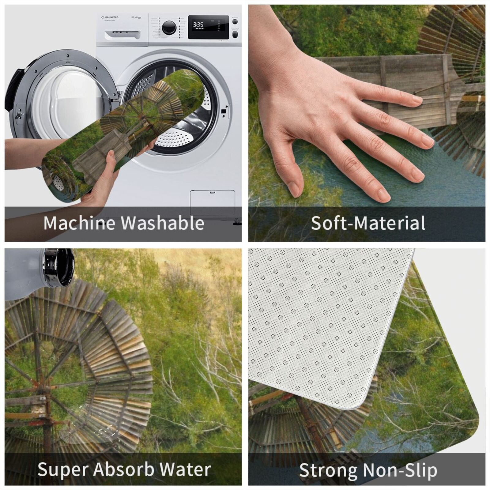Molino de viento de madera, al - Century Textile & Sewing Supply Photos reseña y precio