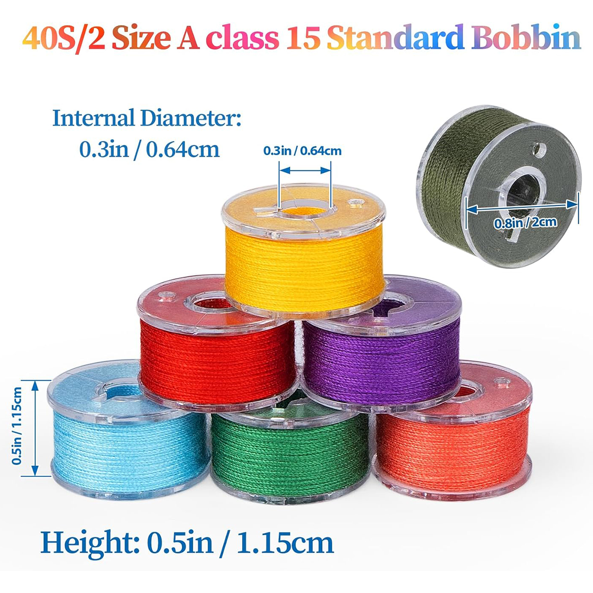 Bobinas de 20 piezas y hilos d - Textile Sewing Kit reseña y precio