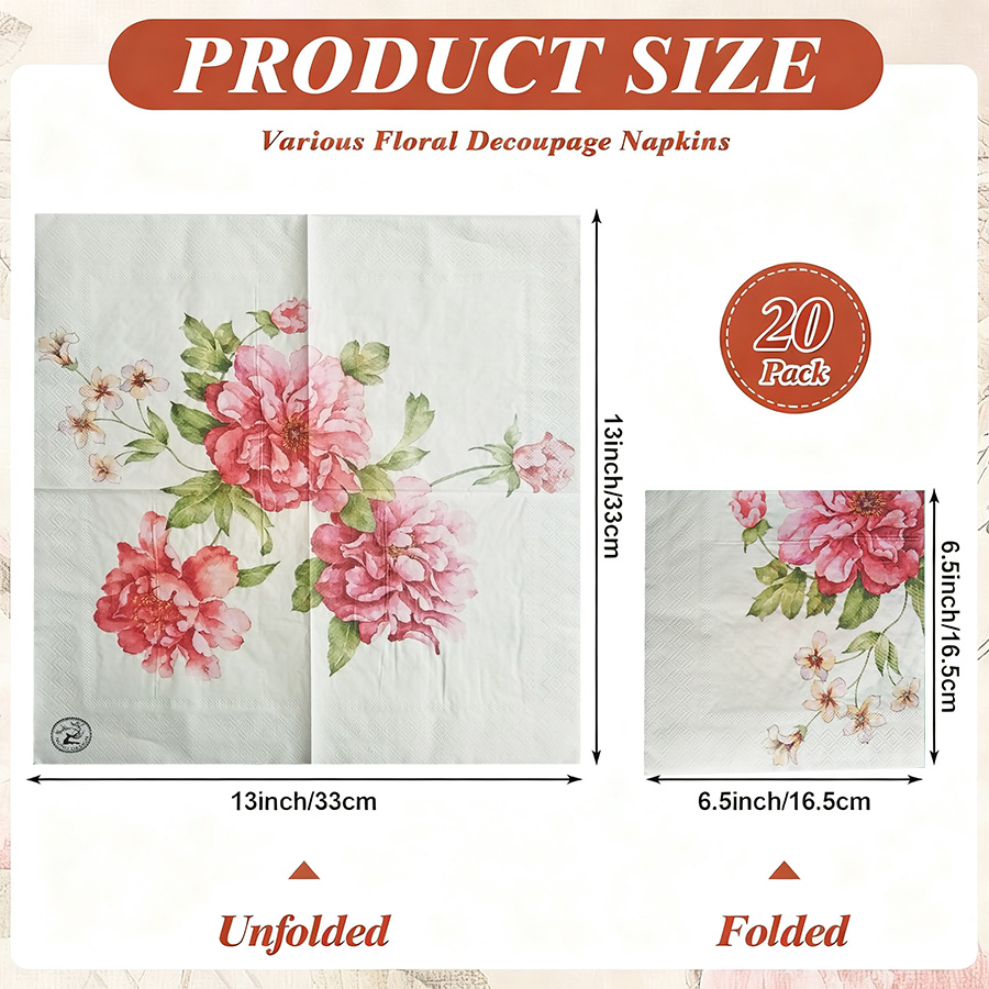 20 piezas de servilletas de pa - Pattern Tissue Paper reseña y precio