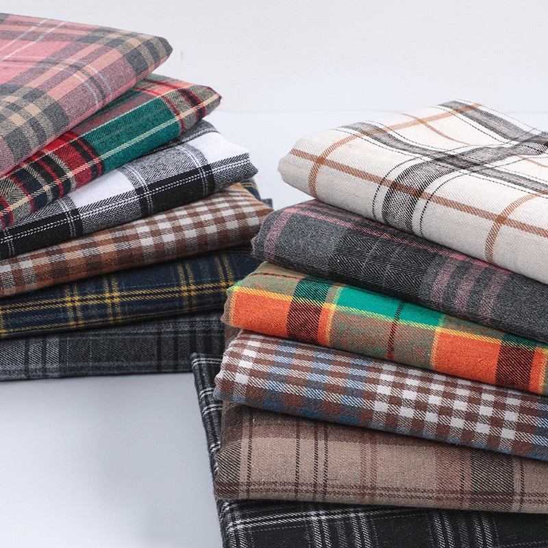 Tela escocesa de algodón mezcl - Sewing Tweed Fabric reseña y precio