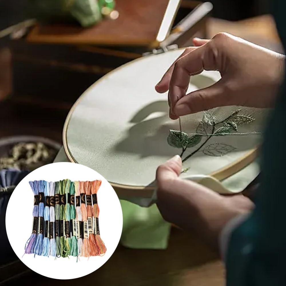 12 rollos de hilo de bordar de - Embroidery Floss Thread reseña y precio