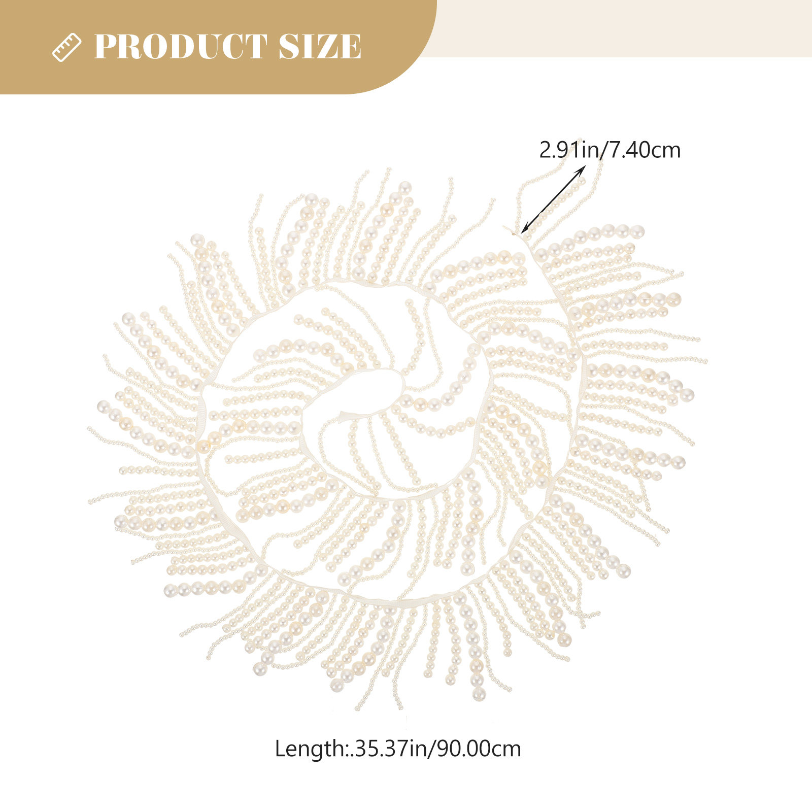 Adorno de Perlas para Ropa, Bo - Textile For Sewing reseña y precio