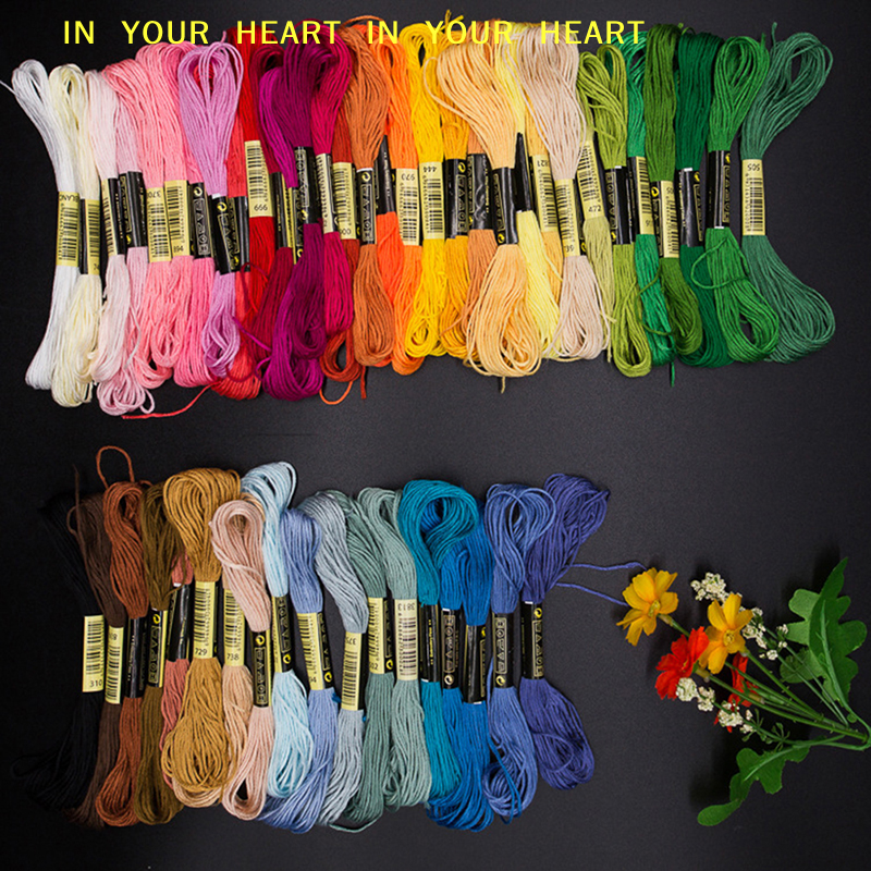 【X】24/100/50 Hilos de Algodón  - Embroidery Floss Thread reseña y precio