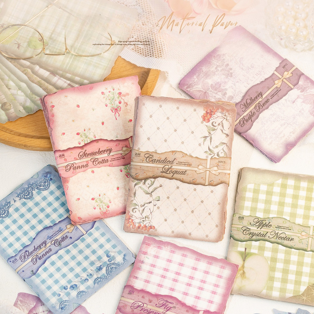 30 Hojas de Papel Vintage para - Pattern Tissue Paper reseña y precio