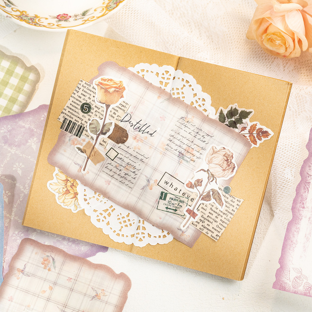 30 Hojas de Papel Vintage para - Pattern Tissue Paper reseña y precio