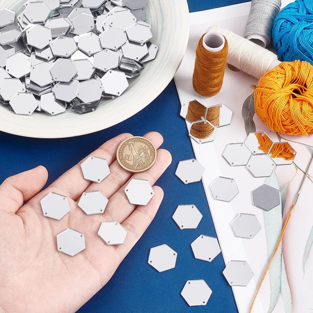 200 Uds. Espejos hexagonales p - Sewing Kit reseña y precio
