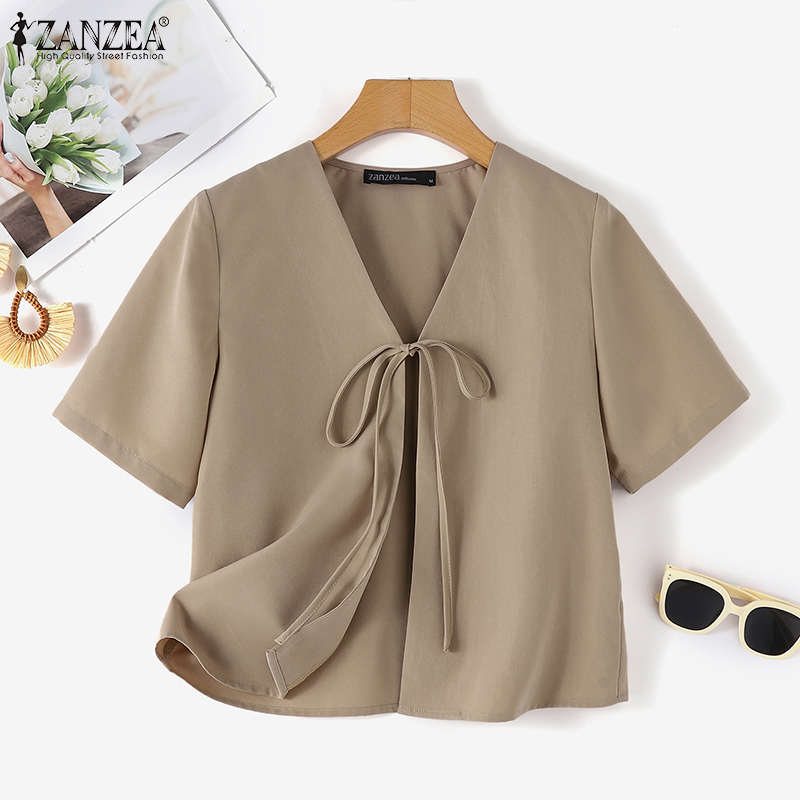 ZANZEA-cárdigan con lazo en la - Sewing V reseña y precio