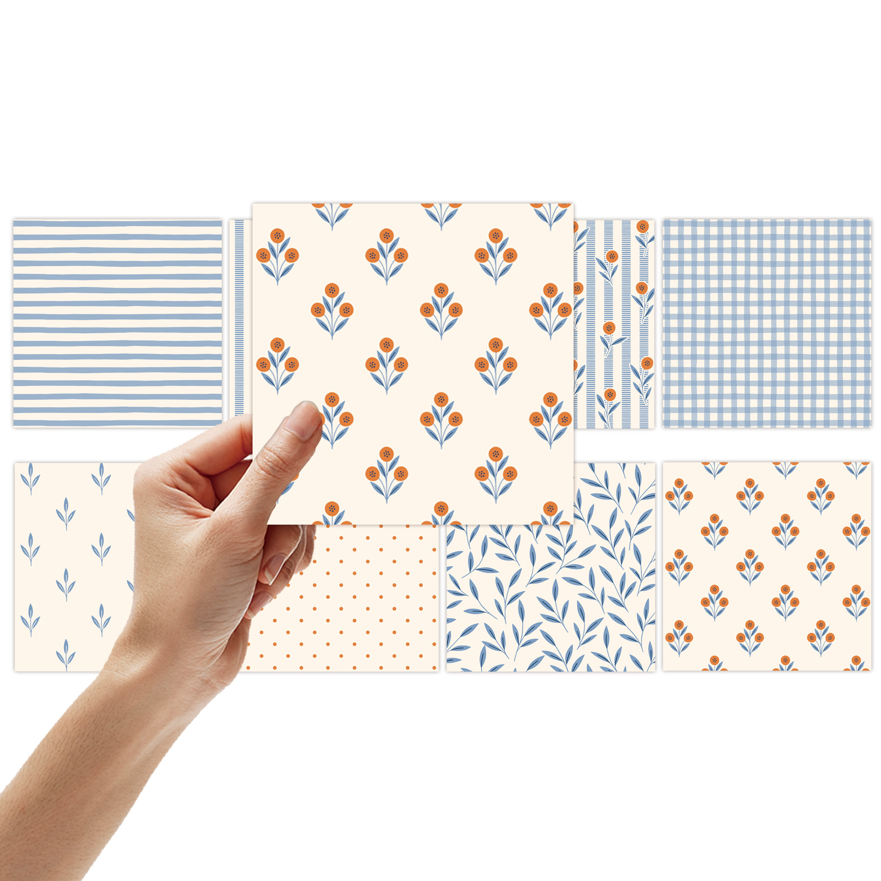 8 hojas de papeles para álbum  - Pattern Tissue Paper reseña y precio