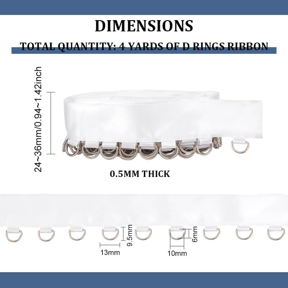 Adorno de ojal blanco de 4 yar - Sewing Kit reseña y precio