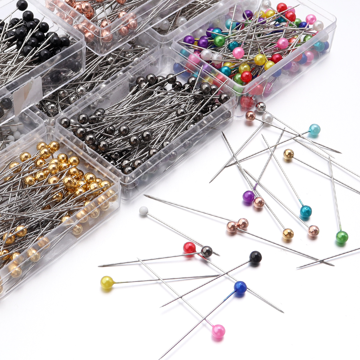 100 Uds. Alfileres de cabeza d - Sewing Art reseña y precio