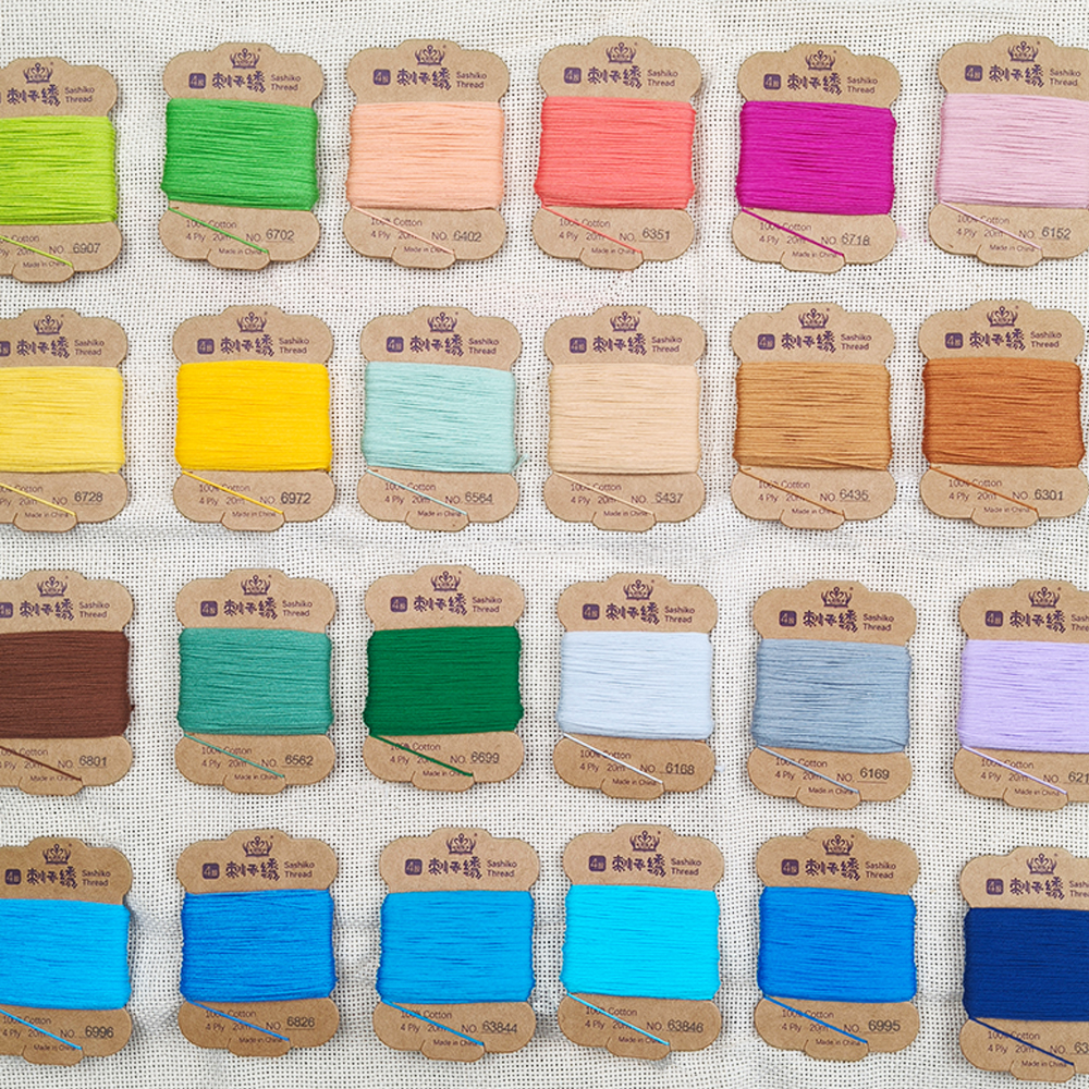 Hilo Sashiko de 32 colores, 10 - Embroidery Floss Thread reseña y precio