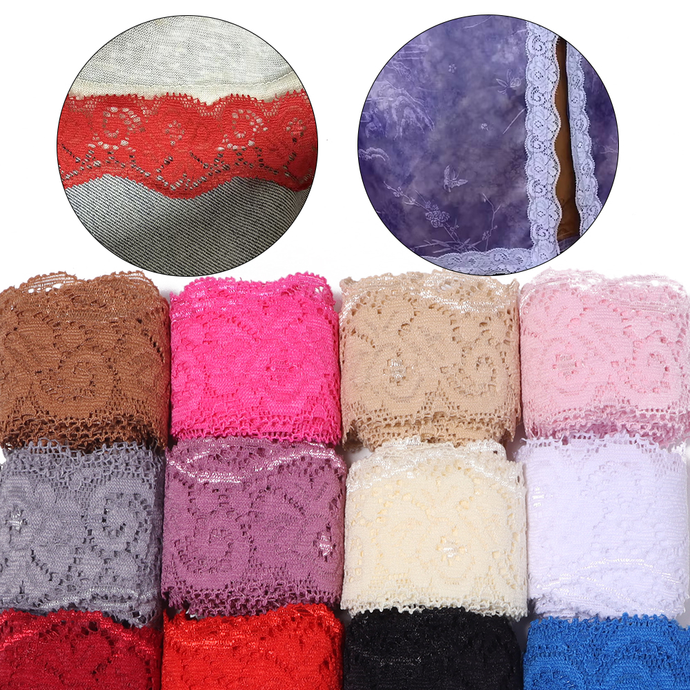 Cinta de encaje elástica de 2  - Sewing Art reseña y precio