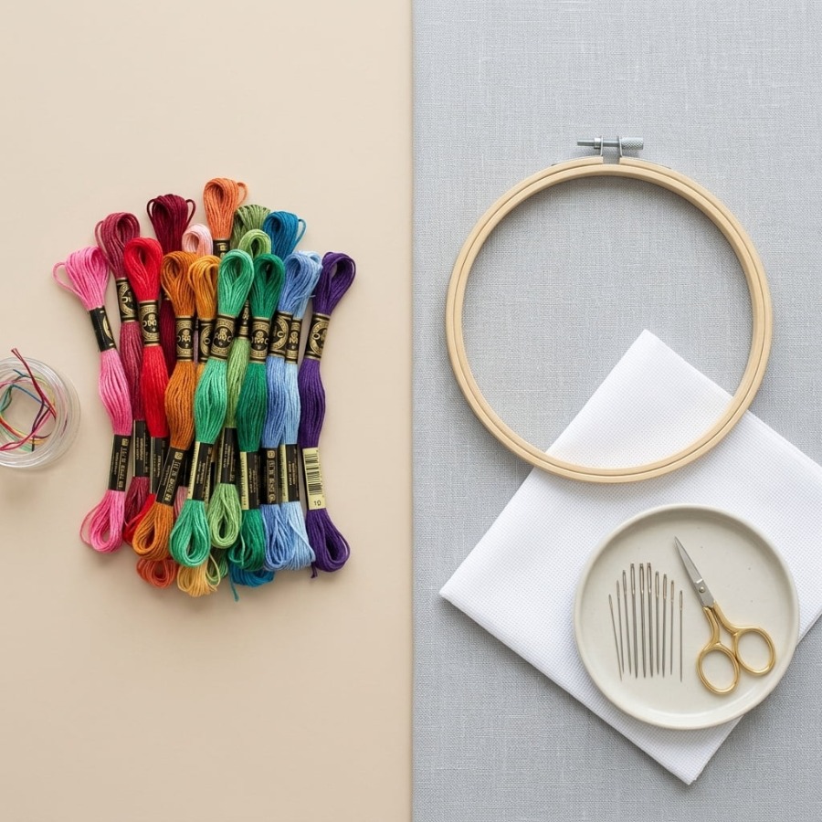 100 Colores de Hilo de Algodón - Embroidery Floss Thread reseña y precio