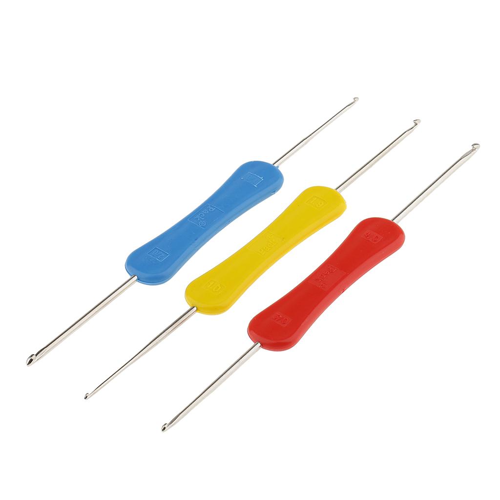 3 ganchos de ganchillo con aga - Textile Sewing Kit reseña y precio
