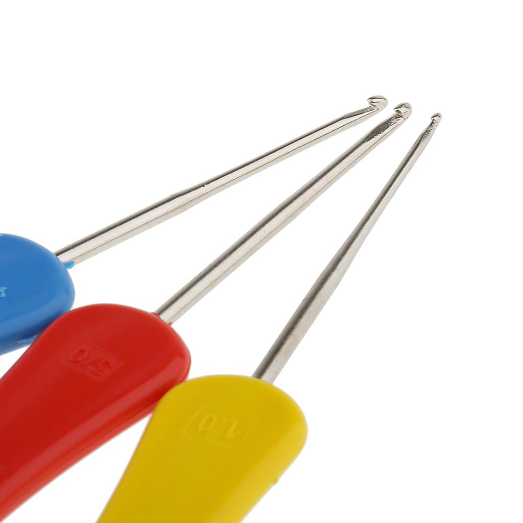 3 ganchos de ganchillo con aga - Textile Sewing Kit reseña y precio