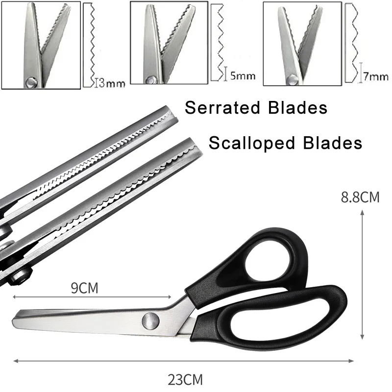 Tijeras dentadas de acero inox - Pinking Shear Blade reseña y precio