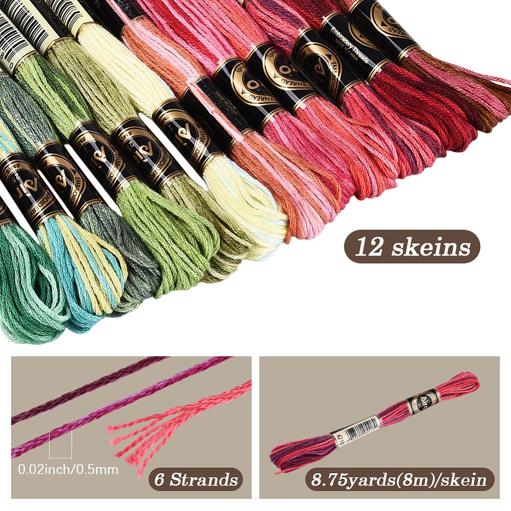 Hilo de Bordar de 105 Yardas,  - Embroidery Floss Thread reseña y precio