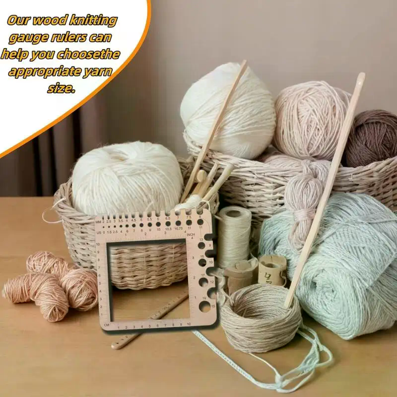 Regla cuadrada de madera para  - Embroidery Floss Thread reseña y precio