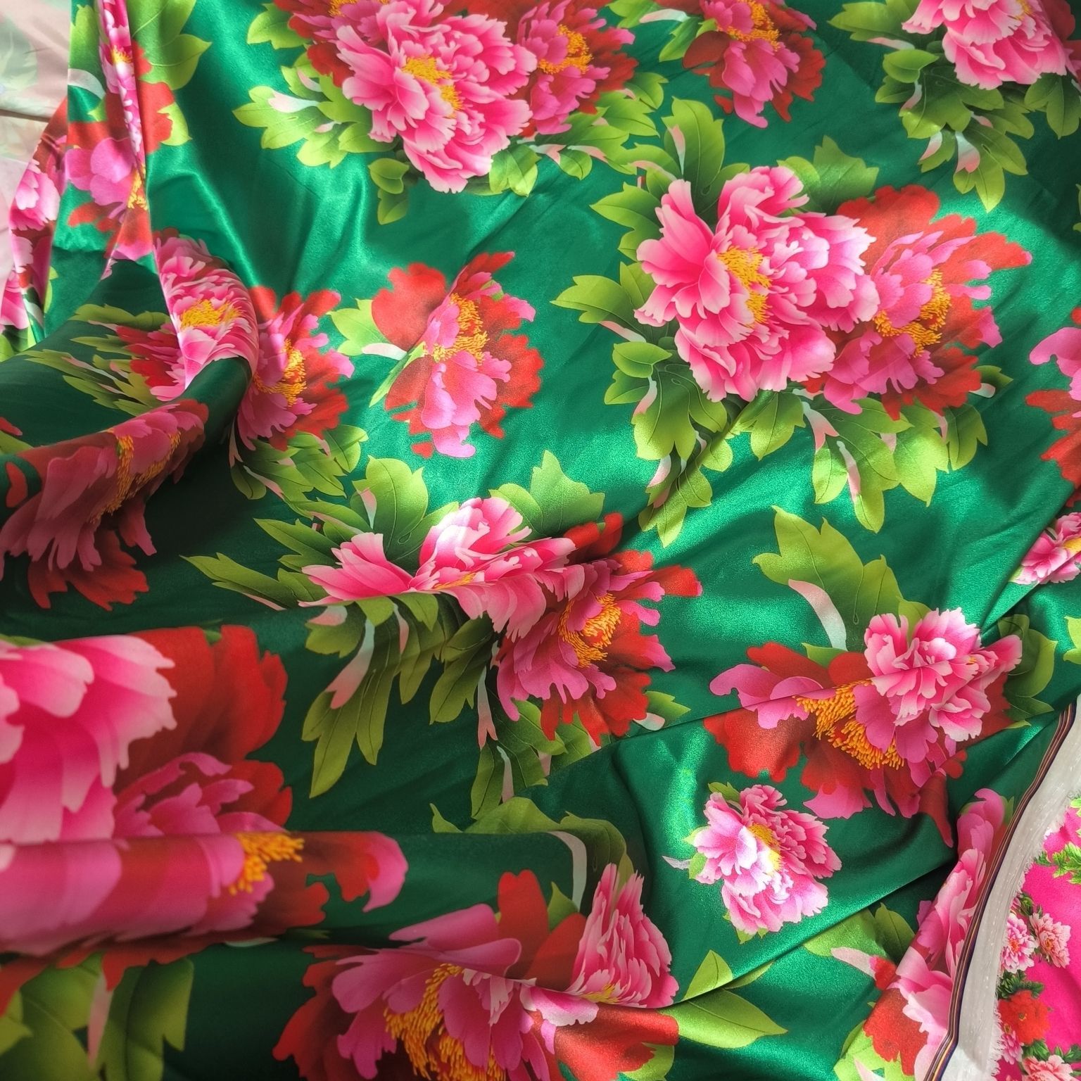 Tela satinada de acetato con e - Textile For Sewing reseña y precio